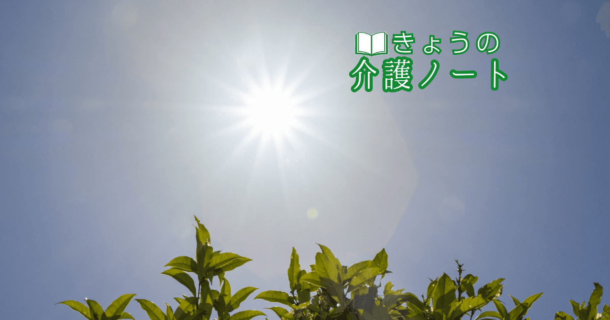 猛暑がケアマネを追い詰める現場と障害福祉の生産性向上策 | きょうの介護ノート 2026/08/04